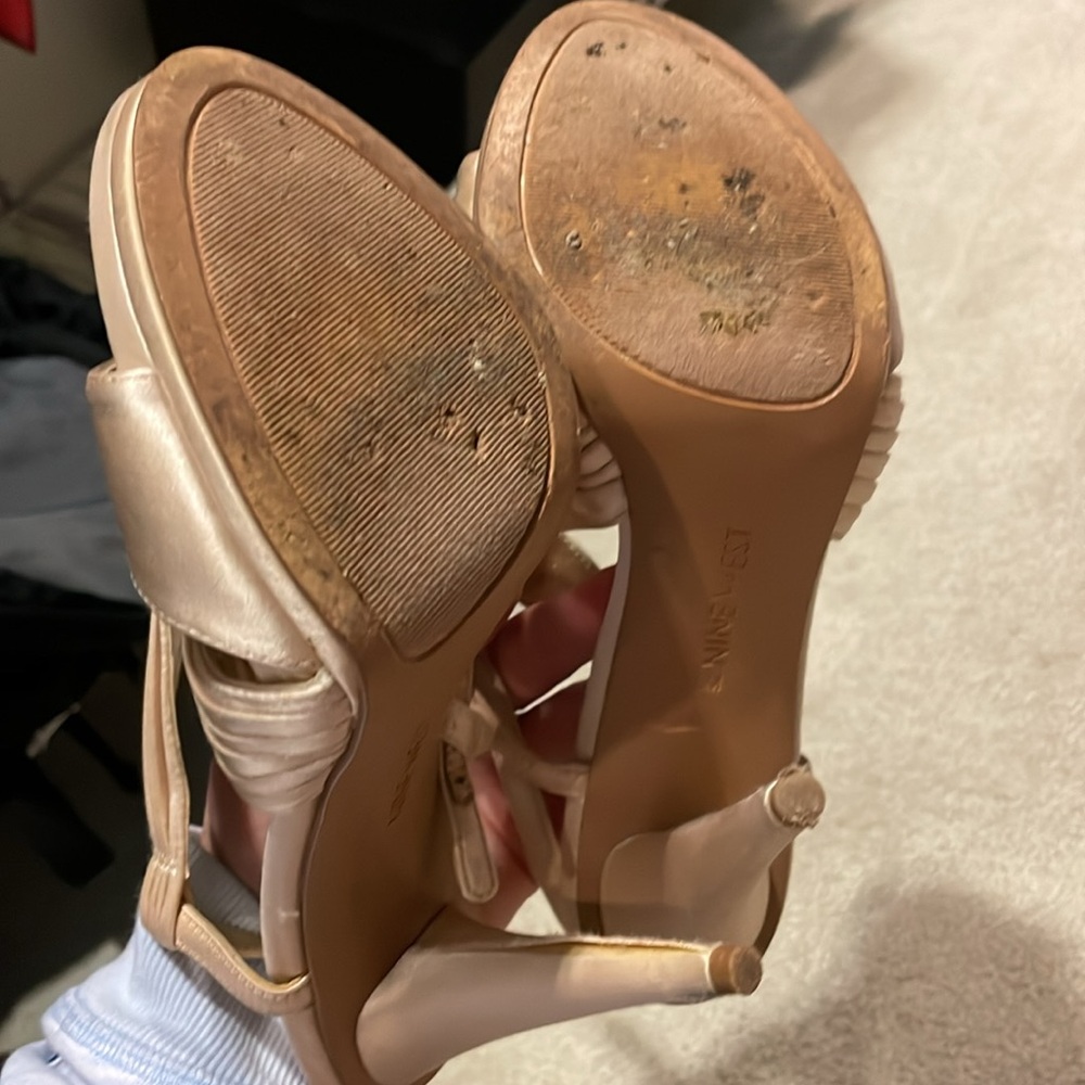 2016 FASHION CORE Nine West ballet pink high heels. Size 6.  Only worn once! - Picture 4 of 6